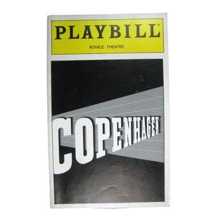 Copenhagen Playbill 2000 Philipp Bosco Blair Brown Michael Cumpsty